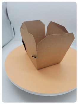  Chinese takeout box.	