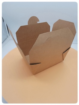  Chinese takeout box.	