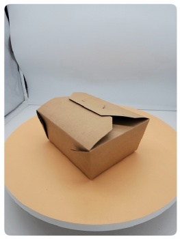  Chinese takeout box.	